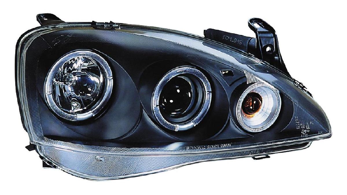 Set+de+phares+sur+mesure+pour+Opel+Corsa+C+3%2F5-portes+2000-2004+-+Noir+-+incl.+Angel-Eyes